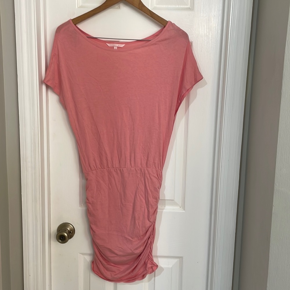 Victoria’s Secret Ruched Side midi athletic exercise dress Sz XS EUC